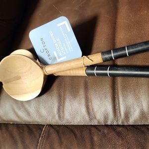 BNWT 2 Acacia dipped wood spoons